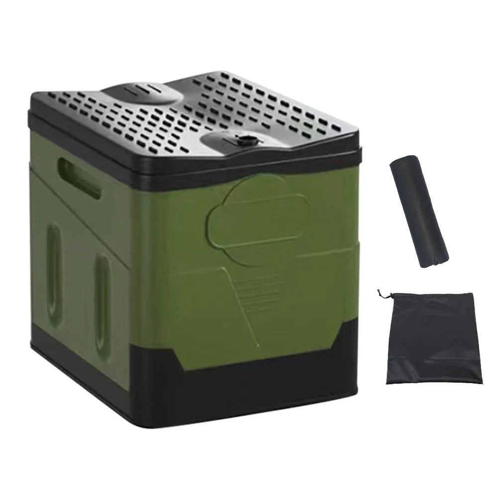 Portable Folding Camping Toilet – Lightweight Outdoor Commode for Hiking & Travel