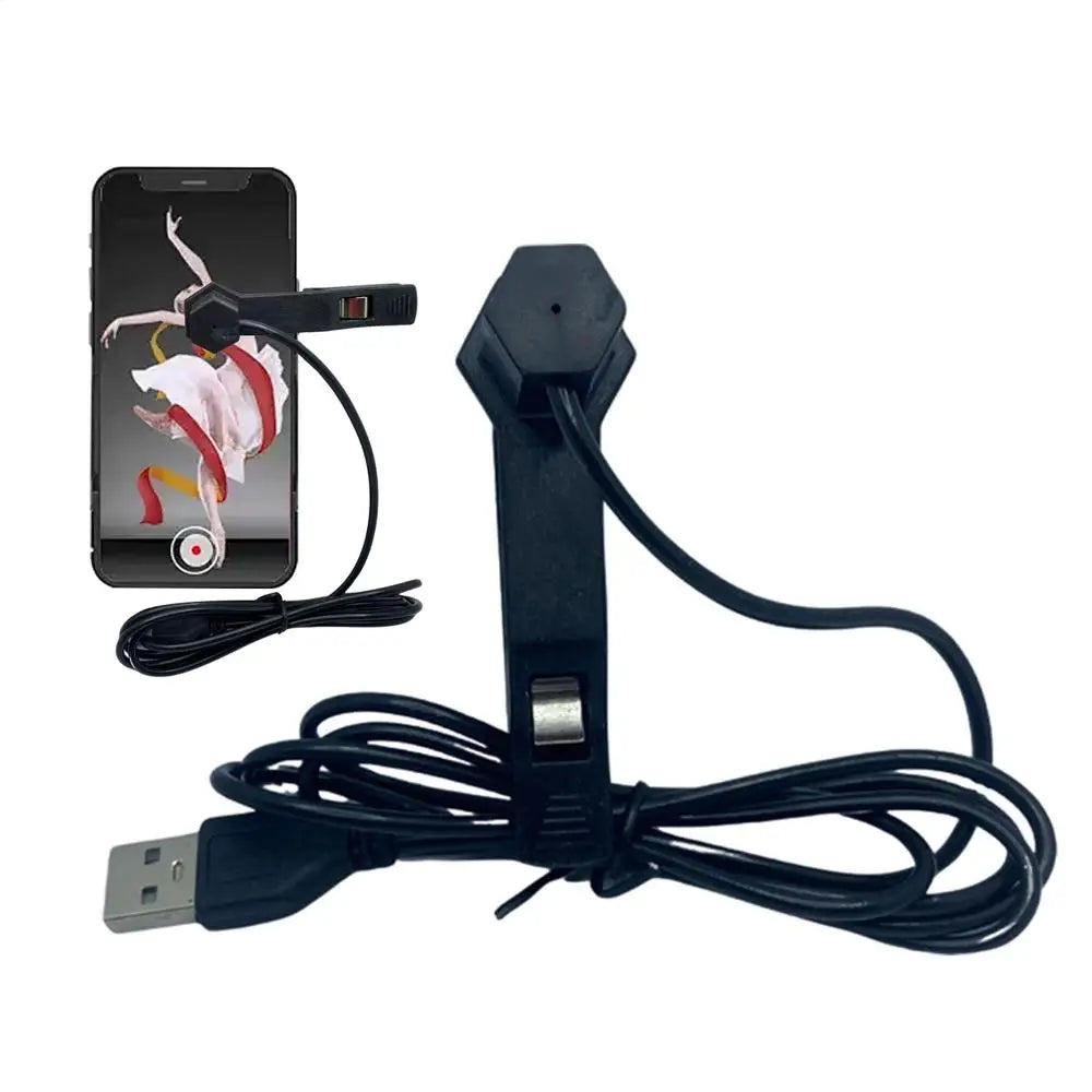 Auto Phone Clicker With Indicator Light Black Physical Clicking Phone Equipment Quiet Automatic Tapper For Shopping Gaming