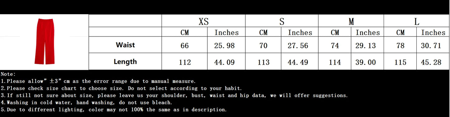 KONDALA Office Lady Chic Red Vest Blazer Suit V Neck Sashes Sleeveless Blazer High Waist Wide Leg Pants Fashion 2025 Summer Sets