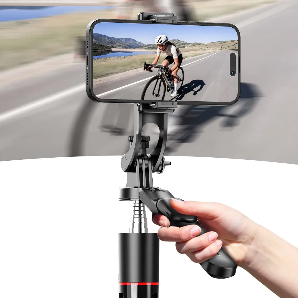 BSLIUFANG 2025 new 1.7M 360° rotation selfie stick tripod foldable stand with Wireless Bluetooth remote control for phone camera
