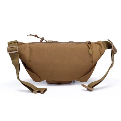 Men's Tactical Fanny Pack Nylon Waist Bag - Outdoor Sports Cycling Travel Hiking Camping Hip Pack Small Utility Belt Bag