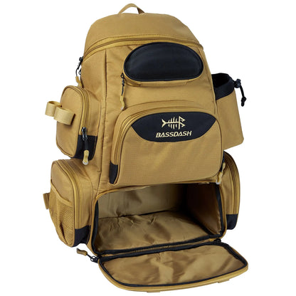 Lightweight Tactical Fishing Tackle Backpack – 600D Polyester, Multifunctional, 2 Colors