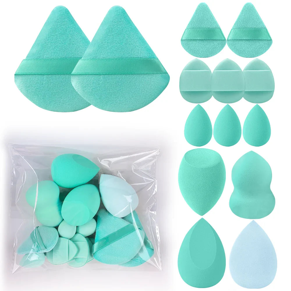 3-20PCS Makeup Brushes Set Eye Shadow Foundation Blush Highlighter Concealer Brush Female Beauty Tool Beauty Sponges Thumb Puffs