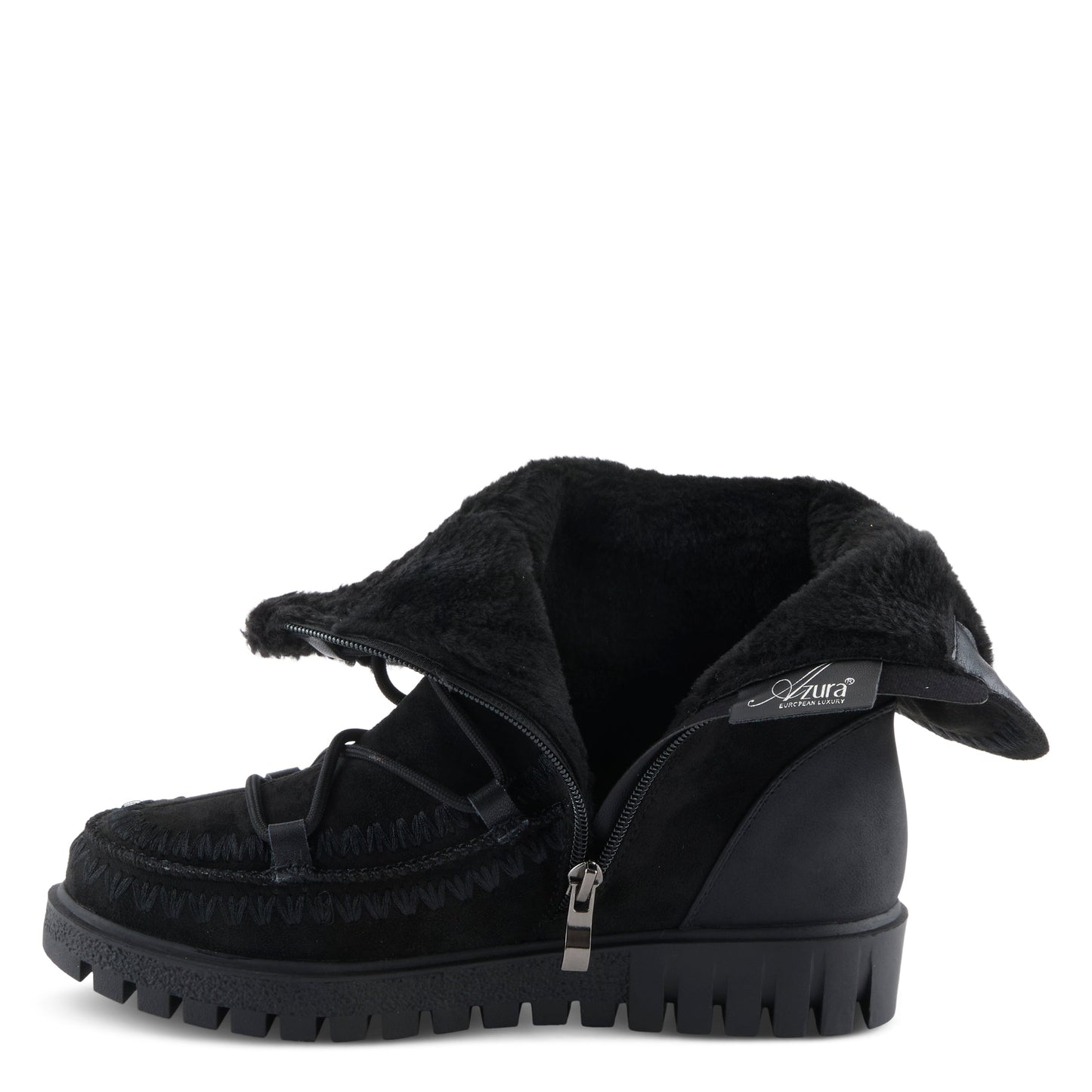 AZURA STICH MID CALF BOOTS