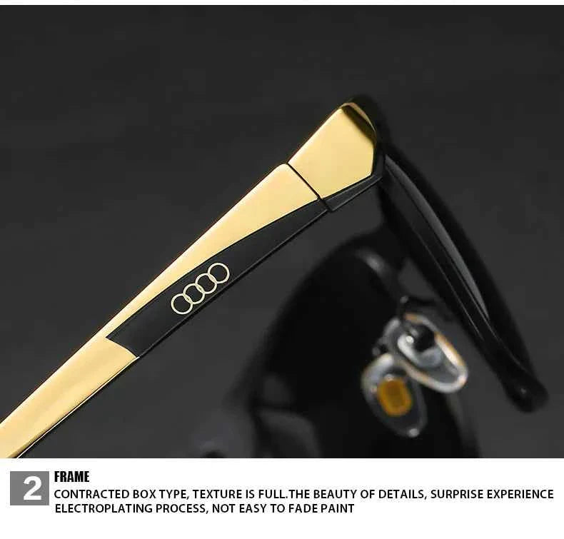 Audi Sunglasse Luxury brands s for Men Polarized Sun Glasses Travel Eyewears Classic Pilot Goggle with UV 400 Protection 5591