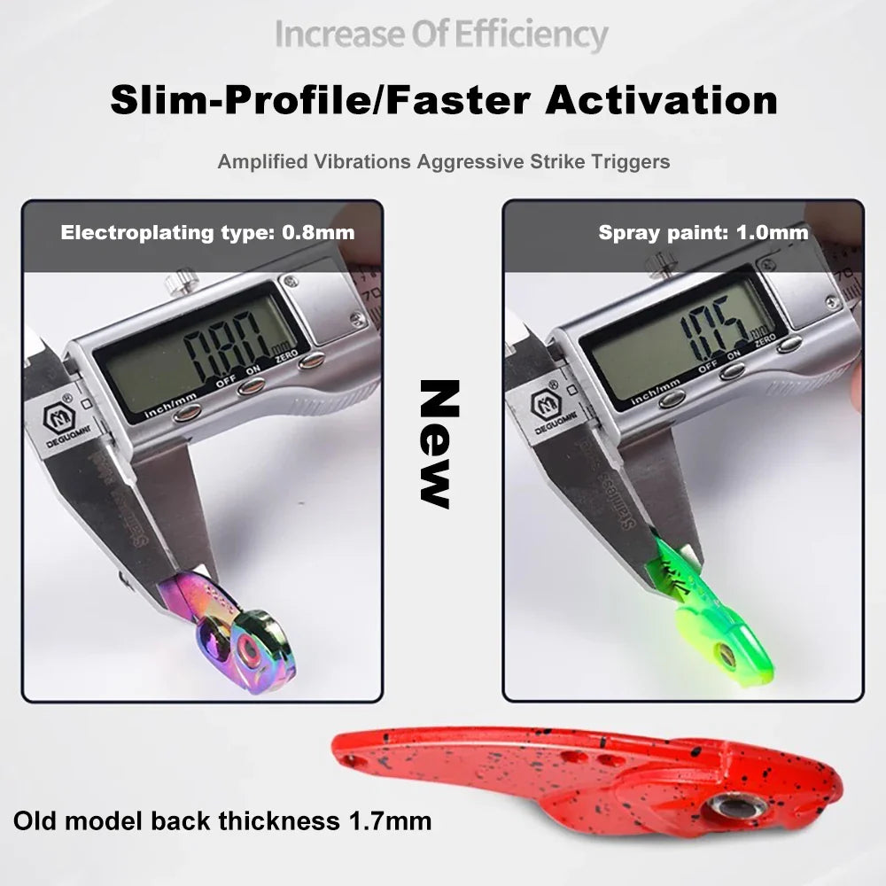 VIB Rattlesnake Iron Jig Fishing Lure – Long-Cast Hard Lure, 3.5g to 15g