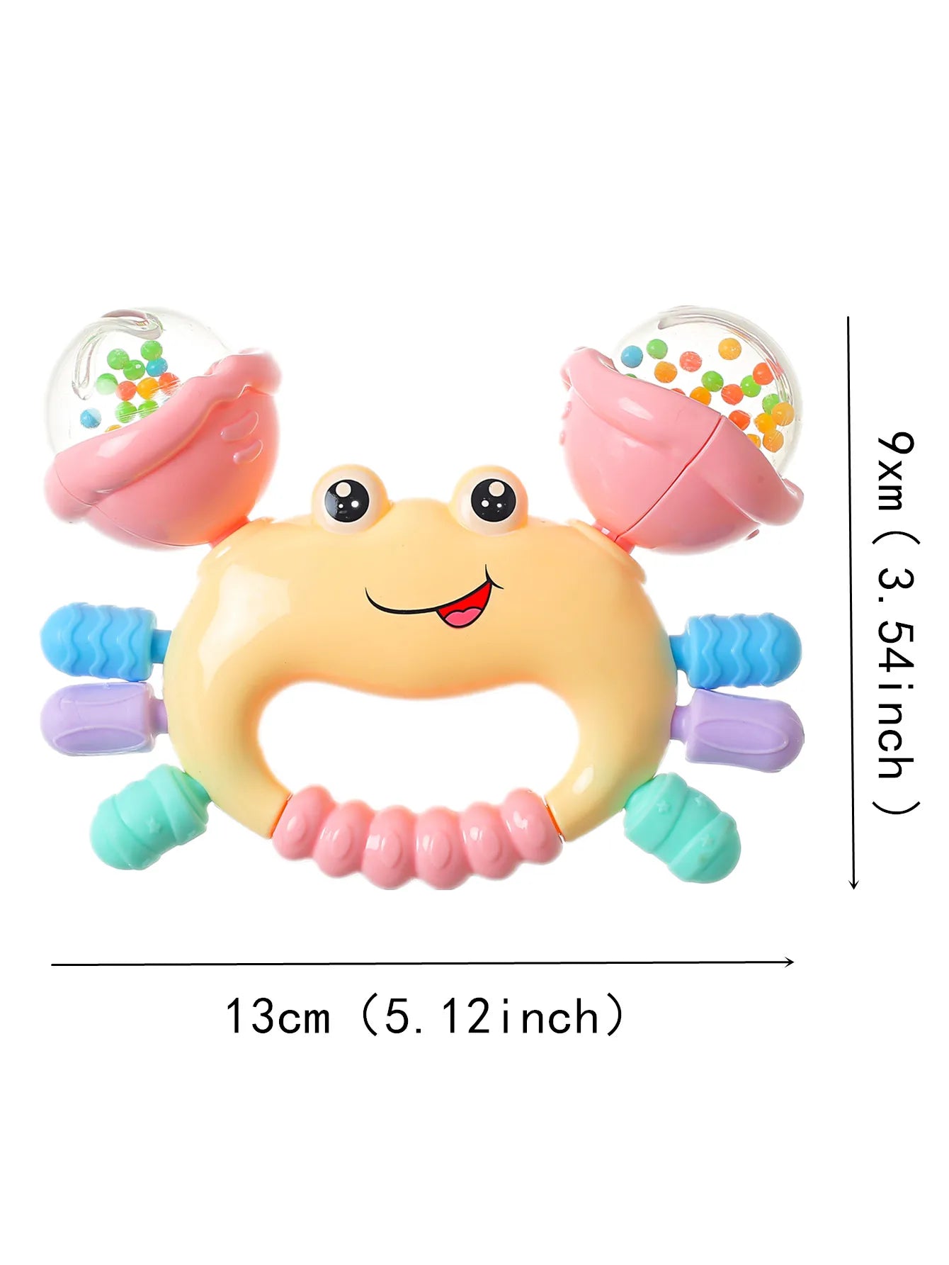 1pc random color Early Development crab Rattle Toys For Babies 0 to 36 Months Newborns Baby  Games Toys Teether Rattle Baby Toys