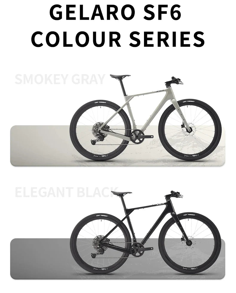 SAVA SF6 Carbon Fiber Gravel Road Bike All Terrain Suitable Off-Road Flat Handlebar Road Bicycle Oil Disc Bicycle Race Bike