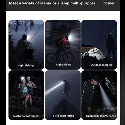 300000000LM Upgrade 4*White laser Headlamp Fishing Headlight 18650 Battery Flashlight USB Rechargeable Head Lights Torch Lantern