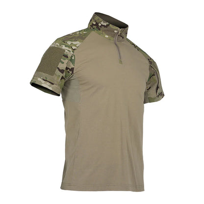 Men's Breathable Camo Hunting Shirt – Sweat-Wicking, Scratch-Resistant Outdoor Top