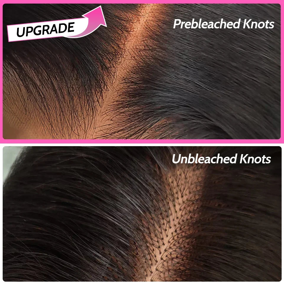 6X4 HD Lace Front Wigs Straight Glueless Wig Human Hair Ready To Wear Glueless Preplucked Wear And Go Wigs PreCut Lace ISEE Hair