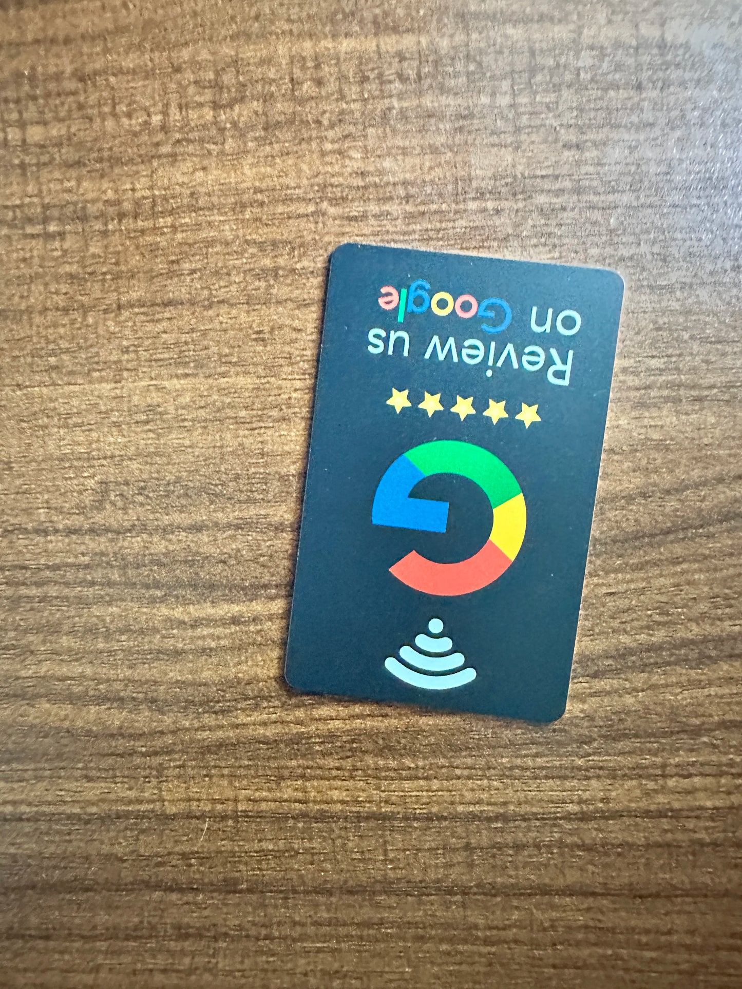13.56Mhz programmable Google Review Card NFC station table Acrylic Stickers Waterproof NFC Stand Google Review Card