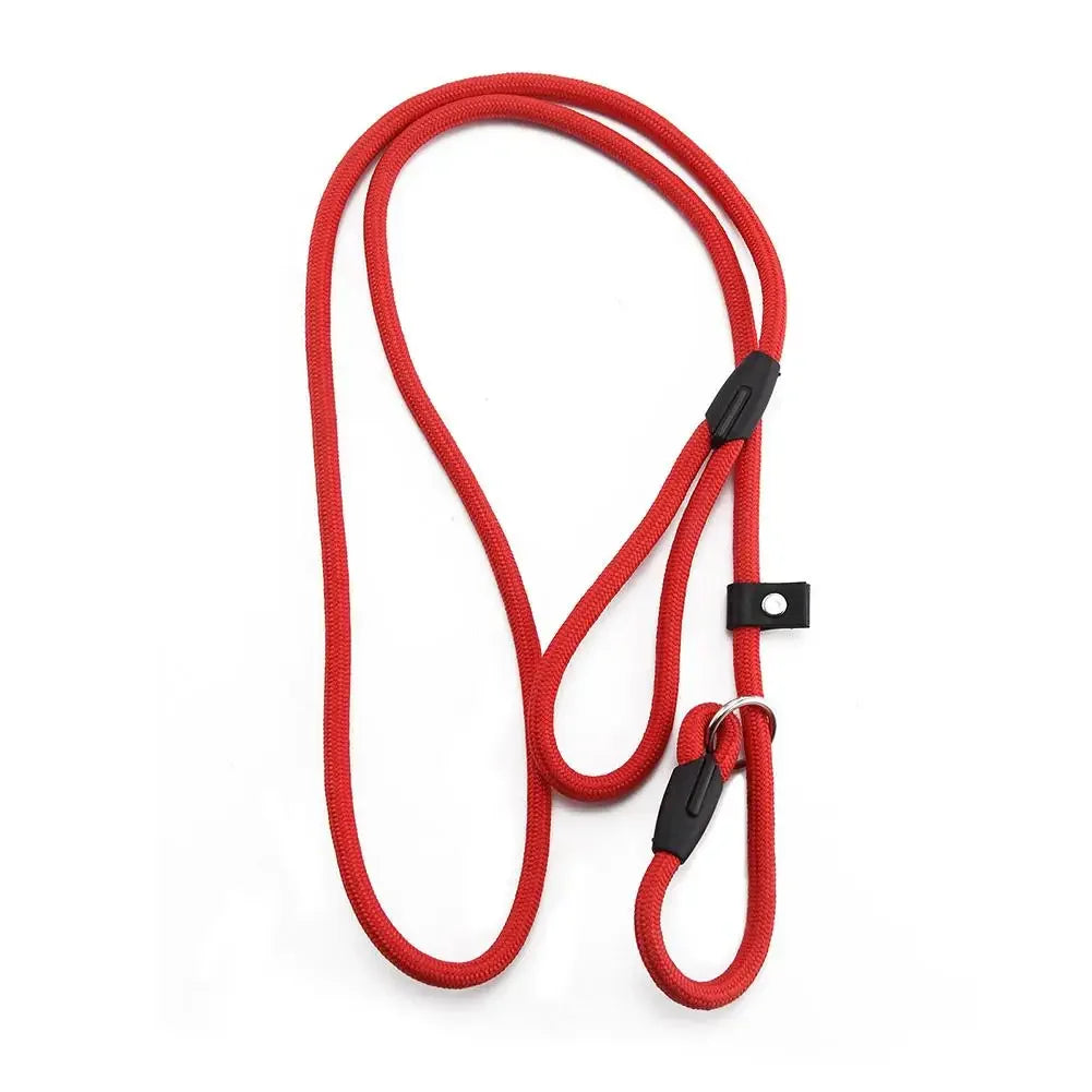 Nylon Pet Leash Dog Slip Rope Leash 130cm Dog Training Leash Strong Slip  Adjustable Pet Slipknot Nylon Leash for Dogs