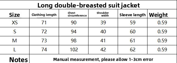Double-Breasted Long-Sve Suit Jaet 304035 Sewing Decorative High Waist Casual Long Pants 303035 Faionable Women's Set