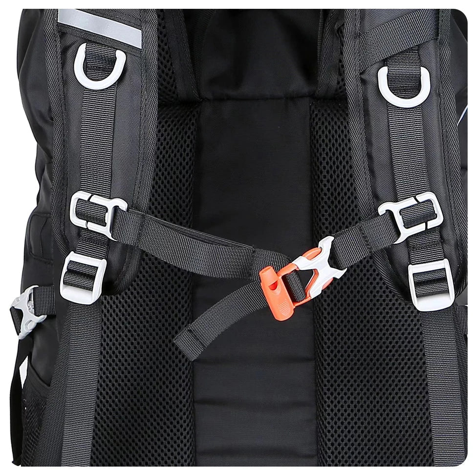 WESTTUNE 50L Hiking Backpack with Rain Cover Multifunctional Mountaineering Bag