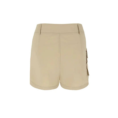 Women Sexy Bodycon Cargo Shorts Summer New Streetwear Fashion Button Pockets Zipper Pants Casual Slim Female Versatile Clothing