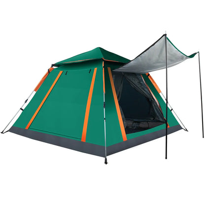 4-5 Person Camping Tent with 2 Mosquito Net Windows + Carrying Bag