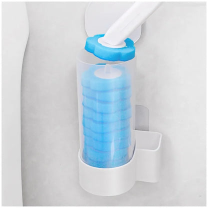 6-60PCS Toilet Disposable Replacement Head Foam Cleaning Sponges Heads Toilet Brush Refills No Dead Angle Bathroom Brush Heads