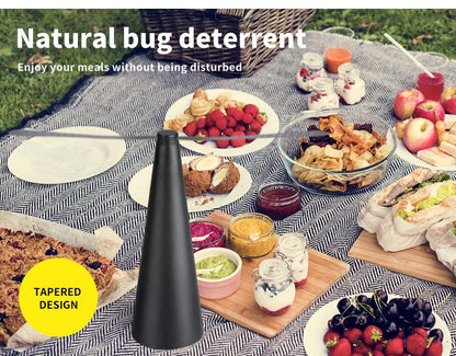 Fly Fans for Tables Fly Repellent Camping BBQ Food Mosquito Fruit Fly Portable Repeller Fans Safe Insect Killer