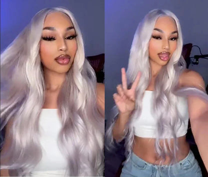 6 x 13 Blonde Lace Front Wig Human Hair | HD Transparent 13x6 Body Wave Wig