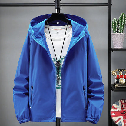 Summer Men Women Teens Quick Dry Anti-UV Thin Ultra-Light Running Camping Hiking Jacket Skin Coat Sun Protective Windbreaker