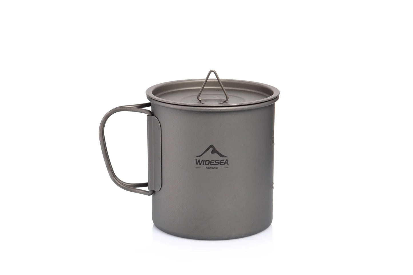 Titanium Camping Cup with Lid – Lightweight Outdoor Mug for Coffee, Tea & Cooking