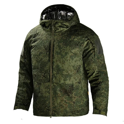 Men's Tactical Winter Jacket – Waterproof, Heat-Reflective, Windproof Hooded Coat, 6 Colors