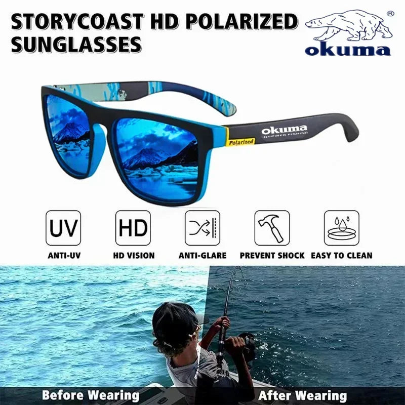 Polarized UV400 Sunglasses for Men and Women – Outdoor Hunting, Fishing, Driving & Cycling, Optional Case