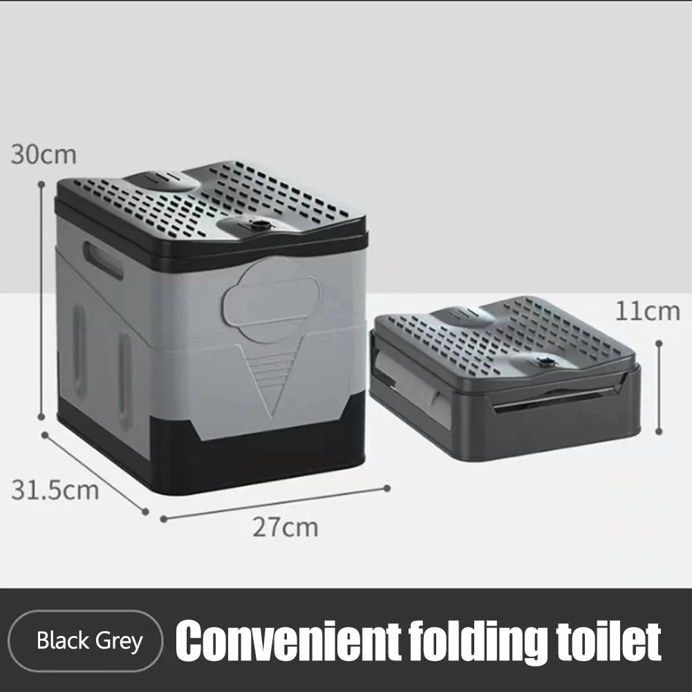 Portable Folding Camping Toilet – Lightweight Outdoor Commode for Hiking & Travel