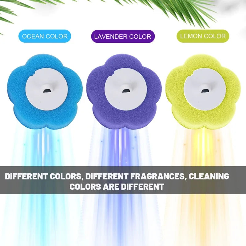6-60PCS Toilet Disposable Replacement Head Foam Cleaning Sponges Heads Toilet Brush Refills No Dead Angle Bathroom Brush Heads