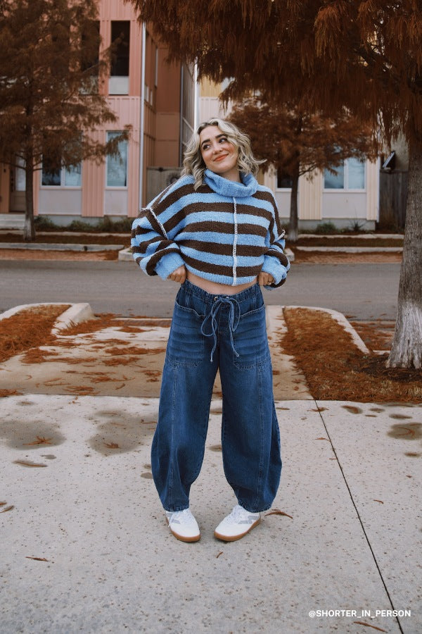 Above It All Barrel Jeans - Medium Wash - Pre Order