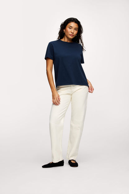 Vintage Cotton Everyday T-Shirt | Navy