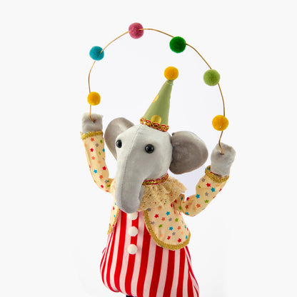 Party Bear & Elephant (Pair)