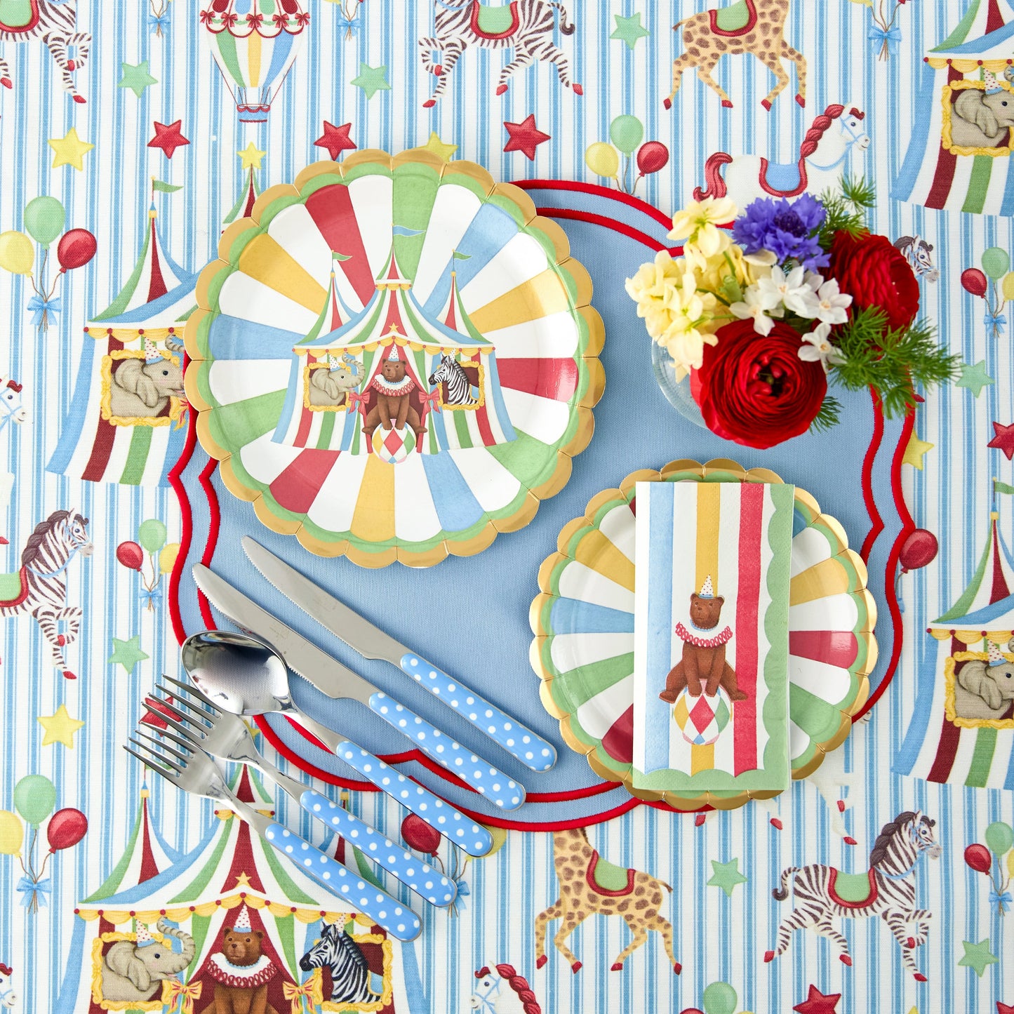 Circus Paper Napkins (Set of 20)