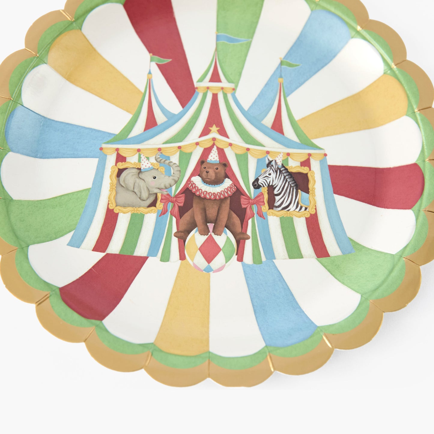 Circus Dinner Paper Plates (Set of 8)