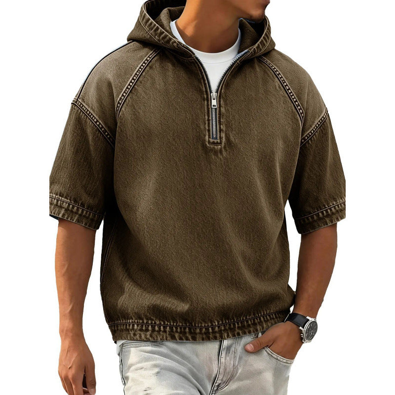 Men's Half-Zip Sports Hoodie