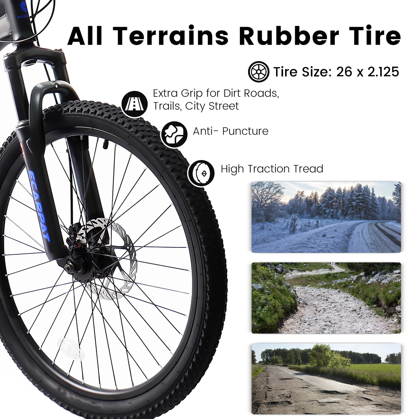 26" Full-Suspension Mountain Bike | 21-Speed, Disc Brakes & Dual Shock Absorption