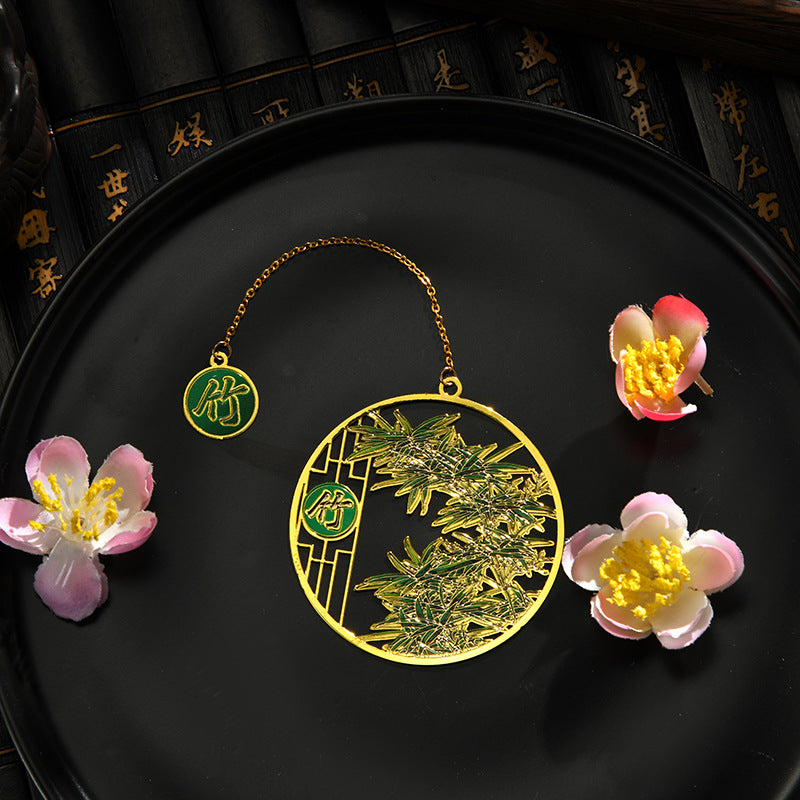 Chinese Style Flower God Classical Bookmark Teachers' Day Color Gift