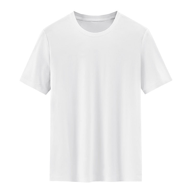 Men's Breathable Mesh-Texture Patchwork T-Shirt