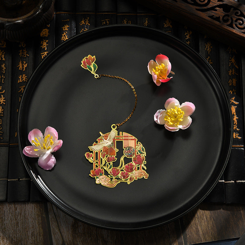 Chinese Style Flower God Classical Bookmark Teachers' Day Color Gift