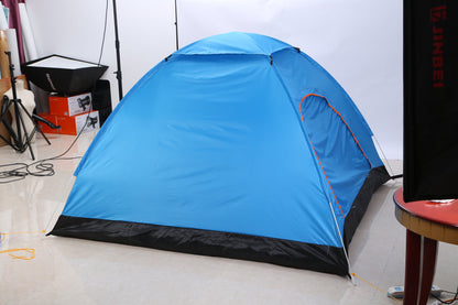 Pop-Up Camping Tent – 3-4 Person, Instant Setup with Mosquito Net & Carry Bag