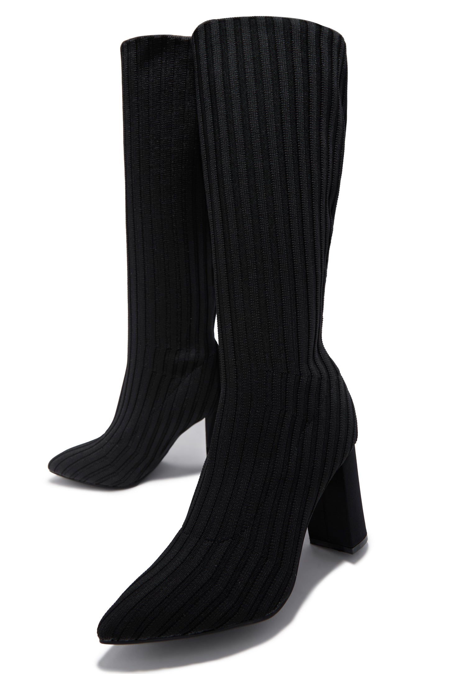 Shanelle Block Heel Boots - Black