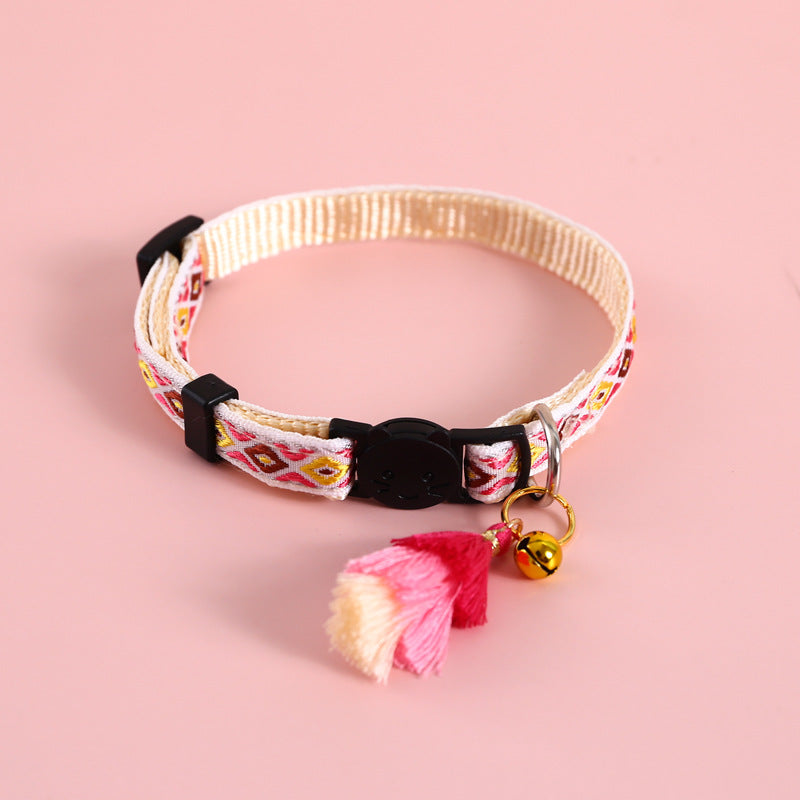 Adjustable Double Layer Nylon Net Red Necklace