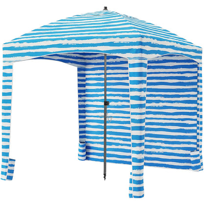 Beach Cottage - 6 Feet By 6 Feet, With Detachable Side Walls, A Simple Beach Sunshade Tent, Equipped With Storage Bags, Portable, UPF 50-- Standard