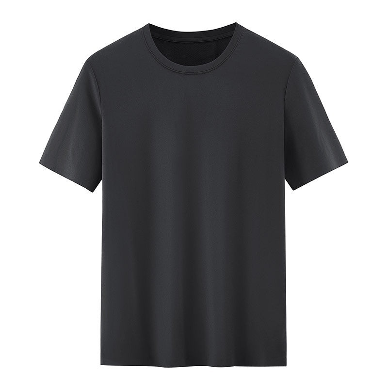 Men's Breathable Mesh-Texture Patchwork T-Shirt