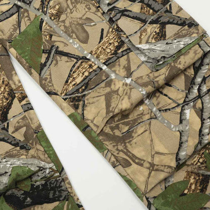Men's Jungle Camouflage Cotton Cargo Pants – Straight-Leg Outdoor Trousers