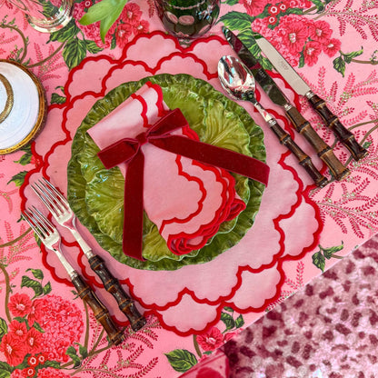 Pink Carolina Napkins (Set of 4)