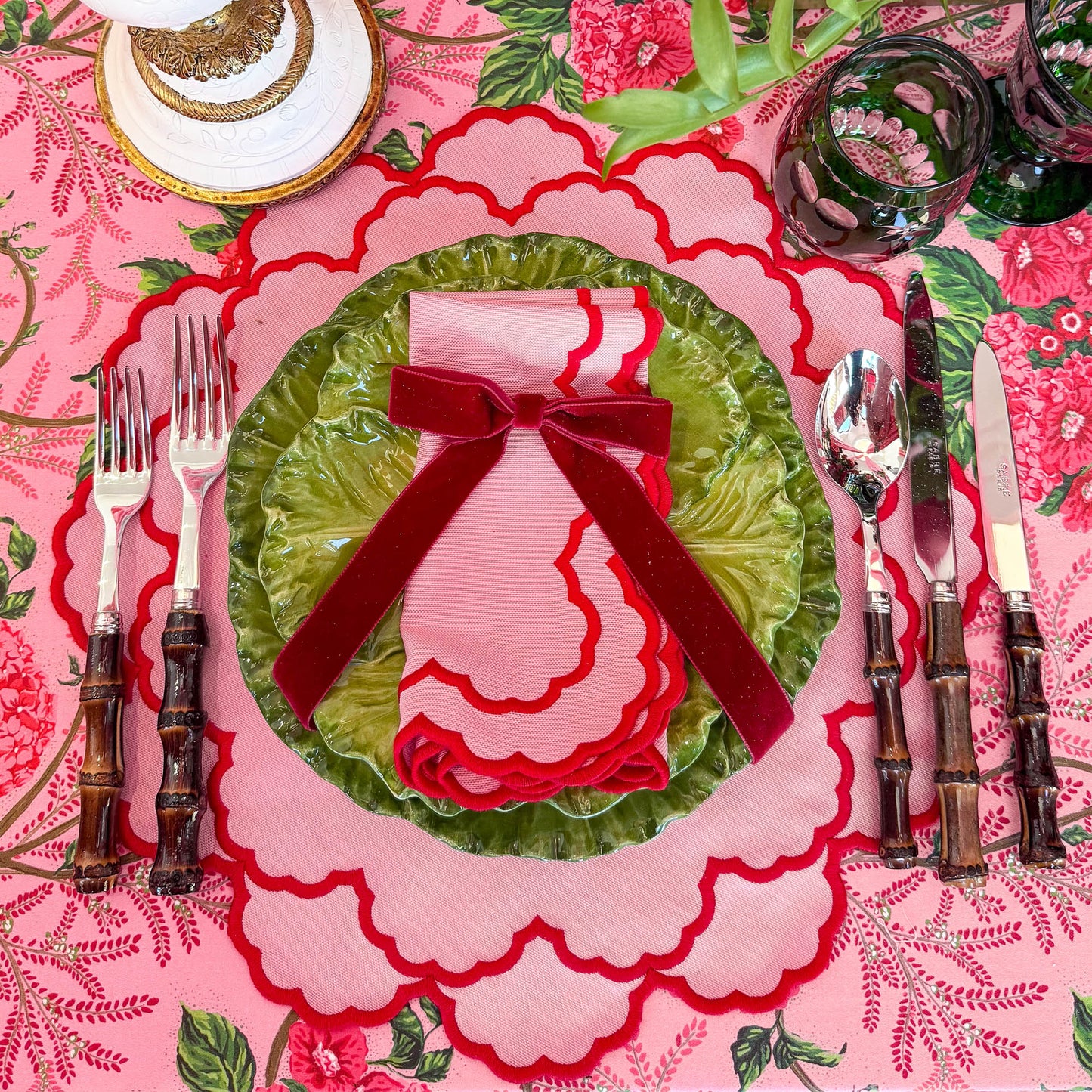 Pink Carolina Napkins (Set of 4)