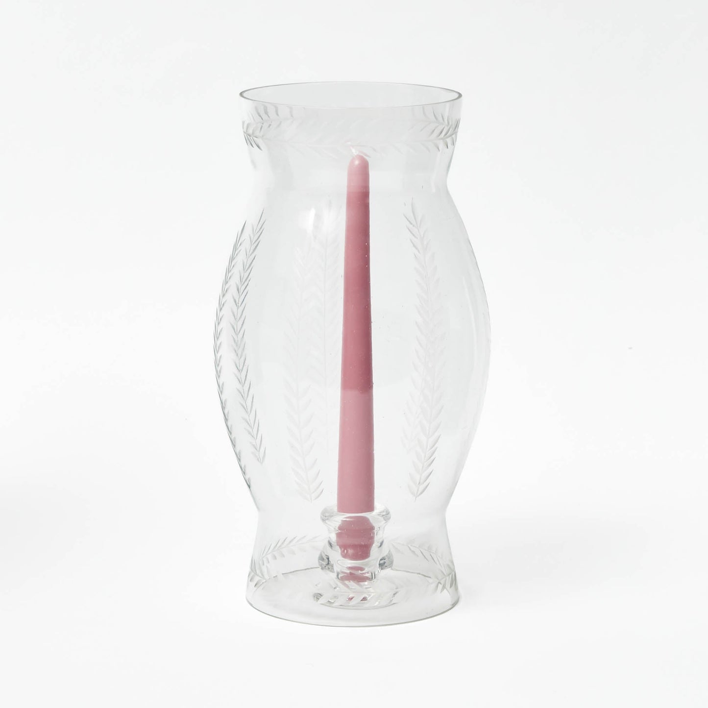 Engraved Glass Lantern