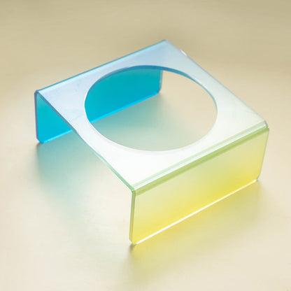 Cat Bowl Rack Acrylic Dog Bowl Anti-tumble